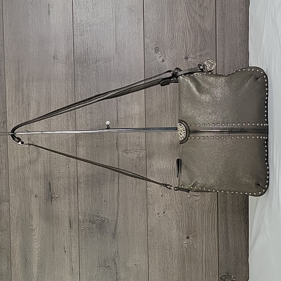 Brighton Bags Brighton Pretty Tough Rex Leather Studded Crossbody